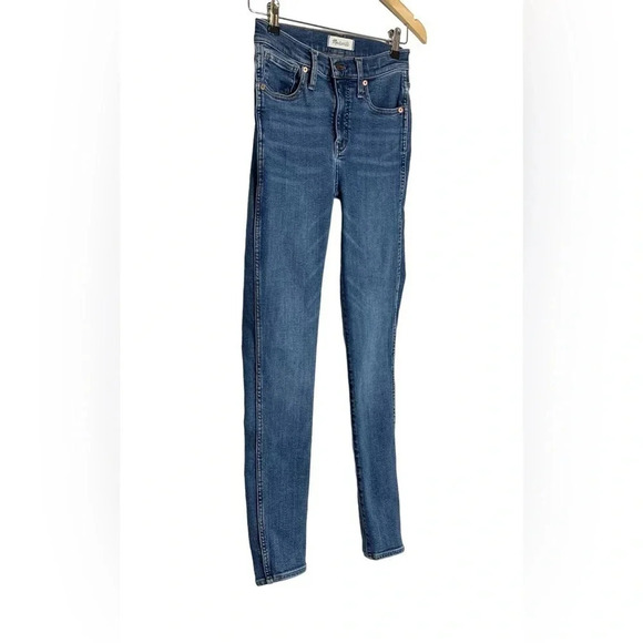 Madewell | High Rise Skinny Jeans Stretch Magic Pockets Denim - Picture 3 of 11